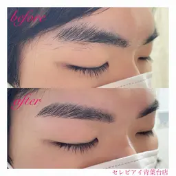 <メンズ募集>アイブロウスタイリング+WAX脱毛&間引き☆ご案内可能10時半〜、12時〜、13時半〜