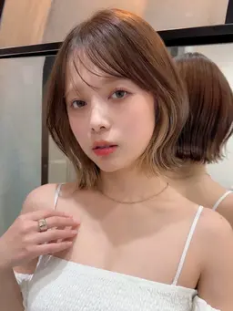 🍁秋の特別企画🍁11月🌈大人気イヤリングインナーカラー🌈＋全体カラー&集中補修スチームトリートメント&前髪カット