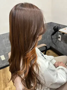 カット＋インナーカラー(ブリーチ、オンカラー)3stepトリートメント