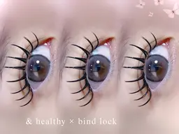 &healthy バインドロック80束×まつ毛パーマ ¥10100⇒¥7900 ミニモ限定❣️20%OFF✨✨
