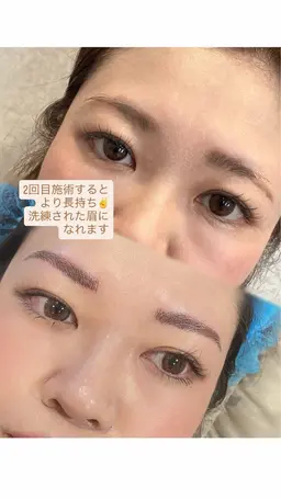 10月末で終了しますMyeyebrows2回分⭐︎モニター5名募集⭐︎最新ヘアストローク