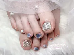 【オフ込】定額Aフットコースシンプル可愛い、カラー変更可6980円⇒5980円