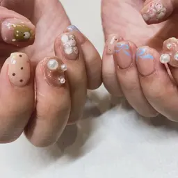 【11月限定🌹】【オフあり】10本アート💅持ち込みデザイン