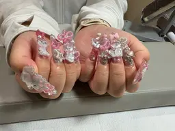 🎀チープ長さ出し持ち込みデザイン【ゴテゴテ10本ok】17980🎀