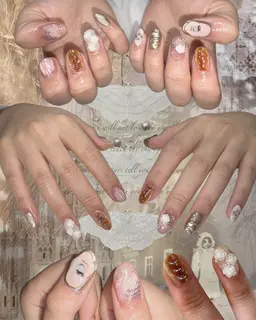 ꒰ঌ ニュアンスネイル 世界観ネイル ໒꒱