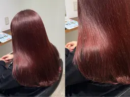 ❄️カット(レイヤー)+カラー+トリートメント