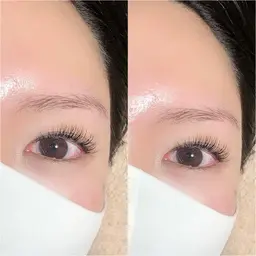 リピーター様のみと致します✨パリエク(ラッシュリフト×フラット100本)コーティング付(オフ代別途￥550