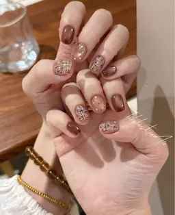 ハンド☃️シンプル冬のデザインコース(オフあり)❄️