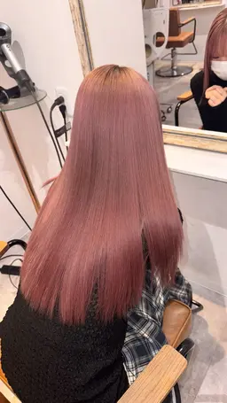 【✨ケアブリーチ使用✨】透明感抜群ハイトーンカラー🫧＋高濃度保湿トリートメント🫶