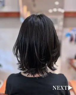 写真のようなくびれボブ限定のカットモデル‪✂︎‬