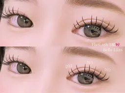 【LEDマツエクモデル】フラットラッシュ100本(オフ+コーティング)