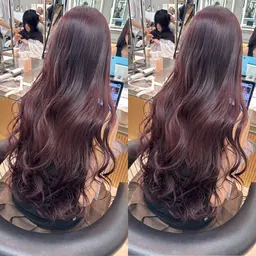 【10月29日限定】🌈カット+ブリーチ無しダブルカラー+選べるトリートメント🌈🍀今だけ超音波アイロン付🍀