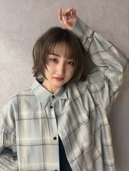 🇰🇷韓国風🇰🇷ボブカット✨(3〜5㎝以上カット〜)トリートサービス超音波アイロン付き🫧