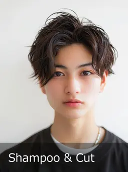 ✂️シャンプー&メンズカット ¥2,480(60分)