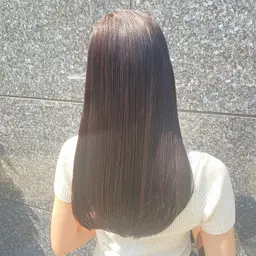 💕ブリーチ対応縮毛矯正+ケアカラー+メンテナンスカット+トリートメント