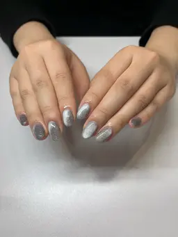 オフあり+マグネットorフラッシュワンカラー🌙✨️【HAND/jr nailist担当】