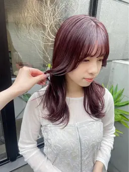 💍艶髪カラー＋ 𝐀𝐮𝐣𝐮𝐚 𝟒𝐬𝐭𝐞𝐩トリートメント