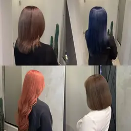 👩🏼2回目の方大歓迎👩🏼Wカラー（ブリーチ+オンカラー）トリートメントグレード🆙🤍