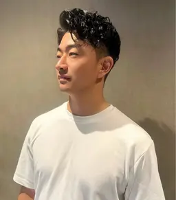 メンズカット＋パーマ＋眉カット