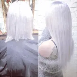 《馴染ませカット無料》ダブルカラー&シールエクステ80本&トリートメント