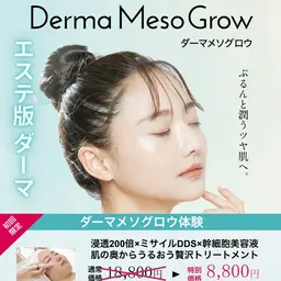💎エステ版ダーマ💎表皮浸透型ケアEPSで透明感/つや/潤い🧚‍♀️韓流女優肌《ダーマメソグロウ》メソチップ代込み