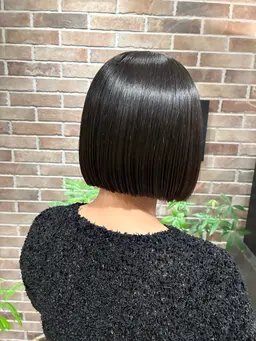 【こなれ感＆おしゃれ見えUP❣️】ぷつっとボブカット✂️