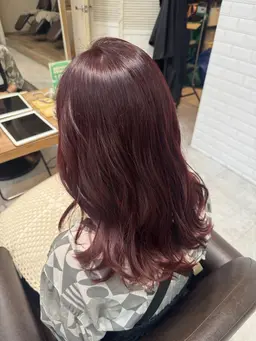 🌷毛先カット＋カラー ＋トリートメント🌷【鎖骨下の長さの方限定】