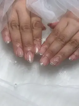 ガラスフレンチ(クリアベース)カラーベース+¥300※パーツ別途¥50〜