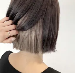 【挑戦したい色がある方に🌸】インナーカラー➕カラー（全体染め）🌟ロング料金なし🌟（ドライ・ブロー込み）