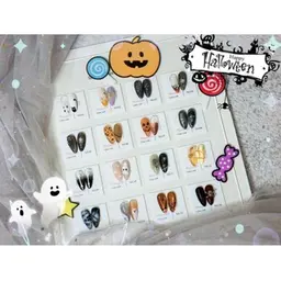 👻ハローウィン限定💅16種類からアート4本組み合わせ💰6980【新規オフ無料】持ち込み不可