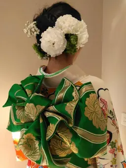 《卒業式》　袴着付けヘアセット