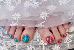 🦶🏻🌸フットデザイン　やり放題🌸