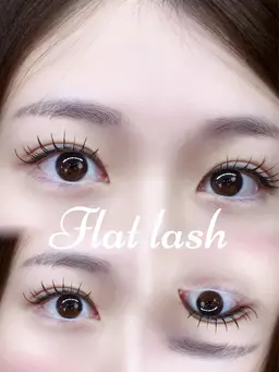 【フラットラッシュ140本まで】アイパック/アイシャンプー/前処理込み.⋆𝜗𝜚