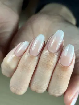 自店オフ無料◆long自爪ネイルうるつやワンカラー/一般的なケア/マグネットネイル/フラッシュON ok