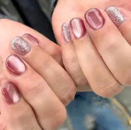 🌷マグネット➕フラッシュネイル🩷（オフなし）🖐️