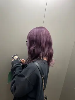 全体ブリーチ+カラーෆ‪