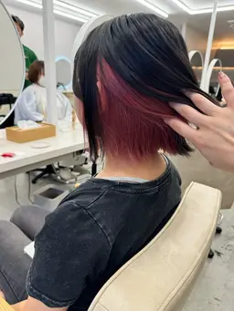 インナーカラー(ブリーチ込み)＋うる艶トリートメント