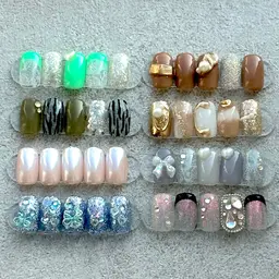 7月🌈　hand 定額　🏝️【オフなし】 カラー変更可能❣️