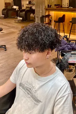 カット+パーマ+シャンプーヘアセット