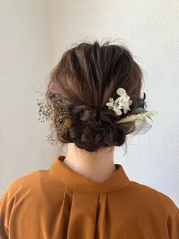 プチアレンジ(ت )✨️お出かけ前にちょっとした30分でできるラフなarrange(*´︶`)夏祭り浴衣アレンジも🫶