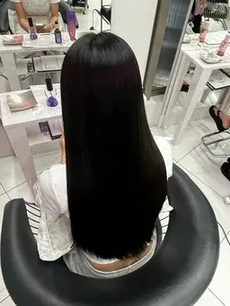 【就活に向けて暗くしたい方向け🫐】うる艶暗髪カラー