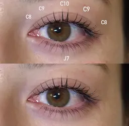 【🎀flat lash100本🎀】束感お仕上げ🩵