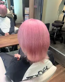 «ケアブリーチ込み🤍꙳☄︎ » ブリーチ+カラー+CMCトリートメント