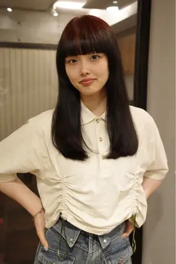 【ナチュラル美髪矯正】縮毛矯正+カット+アミノ Tr💫