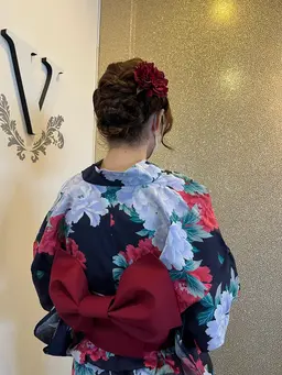 浴衣着付け(ヘアセット込)