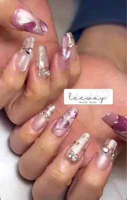 ⑥長さ出し💅【デザイン＋パーツ制限なし】／持ち込み⭕️オフ込み