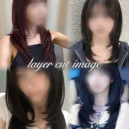 ✧︎レイヤーカット✧︎カットモデル˖ ࣪⊹