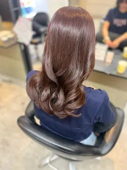 髪質改善韓国コテ巻きパーマ＋カット+トリートメント