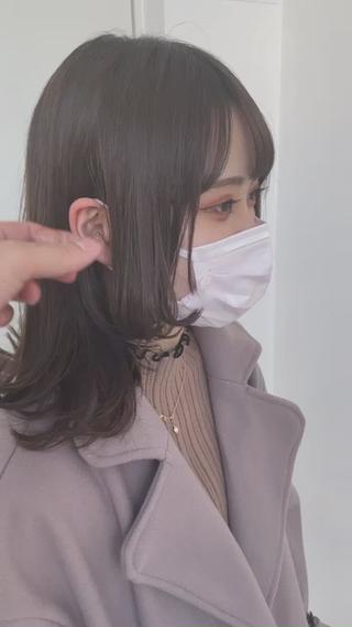 #ウルフカット
#カット
#ナチュラルブラウン