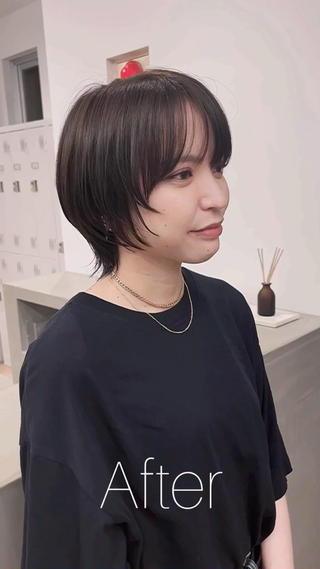 大人にも似合わせやすいソフトマッシュウルフのビフォーアフター動画!